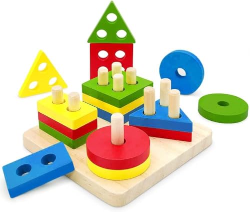 ألعاب مونتيسوري مضحكة للأطفال بعمر سنة إلى 3 سنوات من كيدززو...