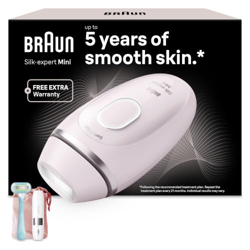 Braun Depiladora Luz Pulsada Silk·expert Mini, PL1112, Rosa