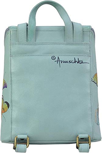 Anuschka Women’s Genuine Leather Backpack - Hand Painted Exterior - Butterfly Heaven #TOP1