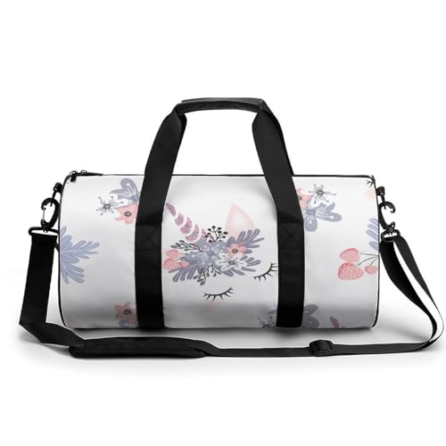 Sac de voyage fleurs et licornes idéal pour vos week-ends en camping