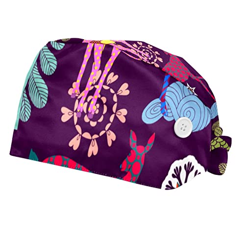 Casquette pour Hommes Femmes de Travail Noël Chapeaux Couvre-Chef Cerfs Élans