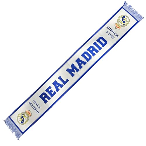 Real Madrid Bufanda HALA MADRID Telar Nº 42 Licencia - Medidas 140x20 cm