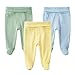 Teach Leanbh Infant Baby Cotton High Waist Footed Pants Casual Leggings 0-12 Months (6-12 Months, D)
