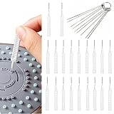 Shower Head Cleaner Brushes, Shower Head Cleaner Pins Calcium Build Up Clog Clean Needle Picks Showe