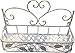 Vigor Portafiori Ferro Battuto Bianco Fioriera 1 Piano da Parete o Appoggio - 3