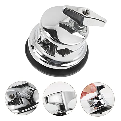 Abrazaderas de base para soporte de tom de batería 2 piezas miniatura 2