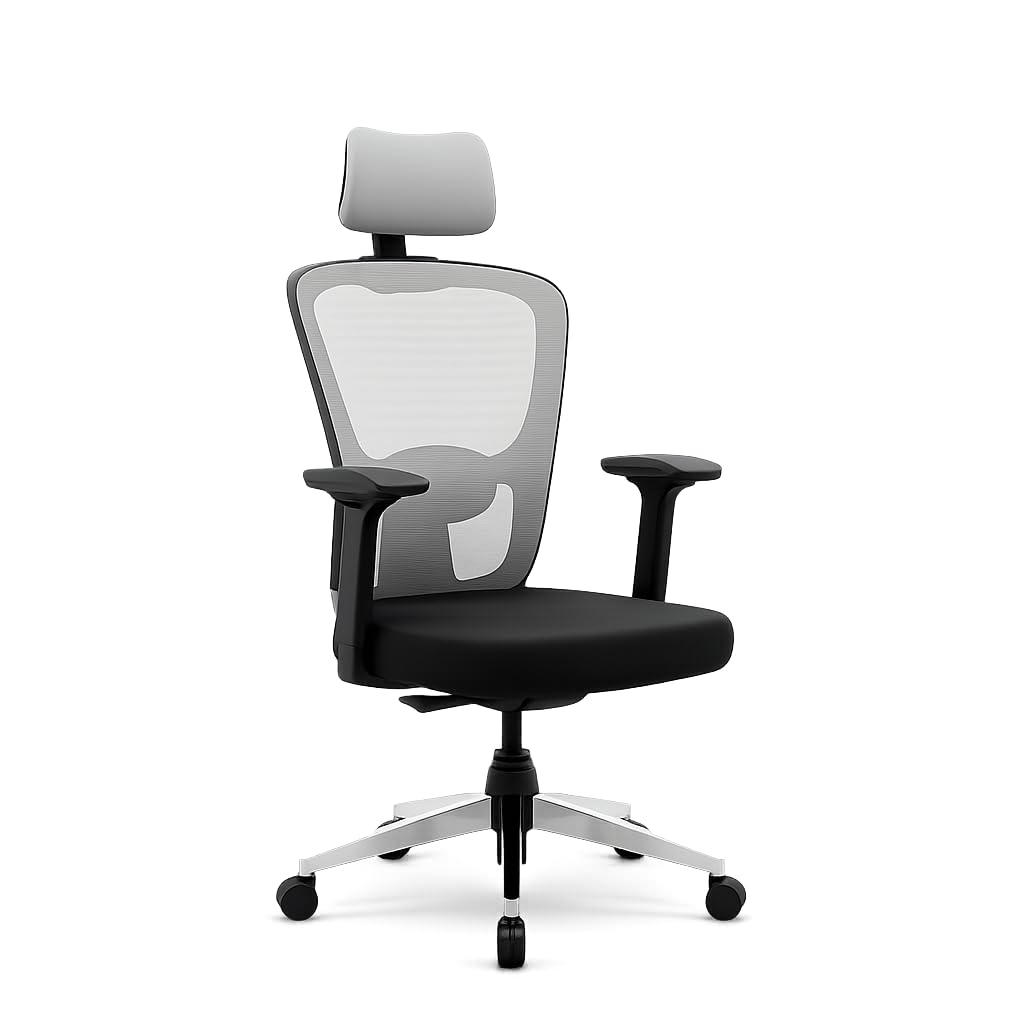 Green Soul Jupiter Pro (2026 Edition) Ergonomic Office Chair for Work|5 Year Warranty|Intelli-Adapt Recline Mechanism | Wired Korean Mesh for Superior Durability | Installation Provided | Grey