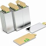 40 Magnetplättchen Selbstklebend, Klebemagnete, 30 X 10 X 1 Mm, Selbstklebend, Geeignet für Pinnwände, Kühlschränke, Wohnaccessoires und Whiteboards