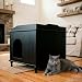 Designer Catbox Litter Box Enclosure in Black