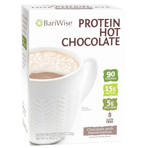 Image of BariWise Protein Hot Chocolate with Casein - 7ct (Chocolate Marshmallows)