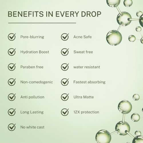 Image of Sunscreen SPF 50 PA++++ | Next Generation sillicon gel technology | Invisible Primer Finish & Lightweight | No White Cast | Broad Spectrum & Blue Light Protection | Clinically Tested | No White Cast |Acne Safe | For Oily, Dry, Sensitive, Combination, Dull, Acne Prone Skin| For Women & Men | 50g