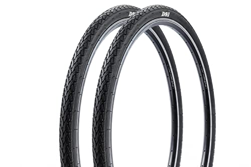 2 Stück 28 Zoll Fahrrad Reifen Set DSI 40-622 City Trekking Bike schwarz