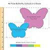 240 Pieces Spring Leaves, Butterflies, Flowers Punch Out Paper Cutouts in Assorted Spring Colors, 2-Sided US Made Card Stock for Spring Crafts, Bulletin Boards, Posters, and Spring Dance Parties #4
