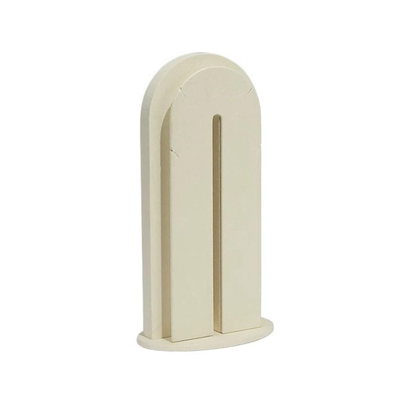 WANGHAI-666 Jewelry Rack Microfiber Arched Shaped Necklace Holder for Retail Home Jewelry Display