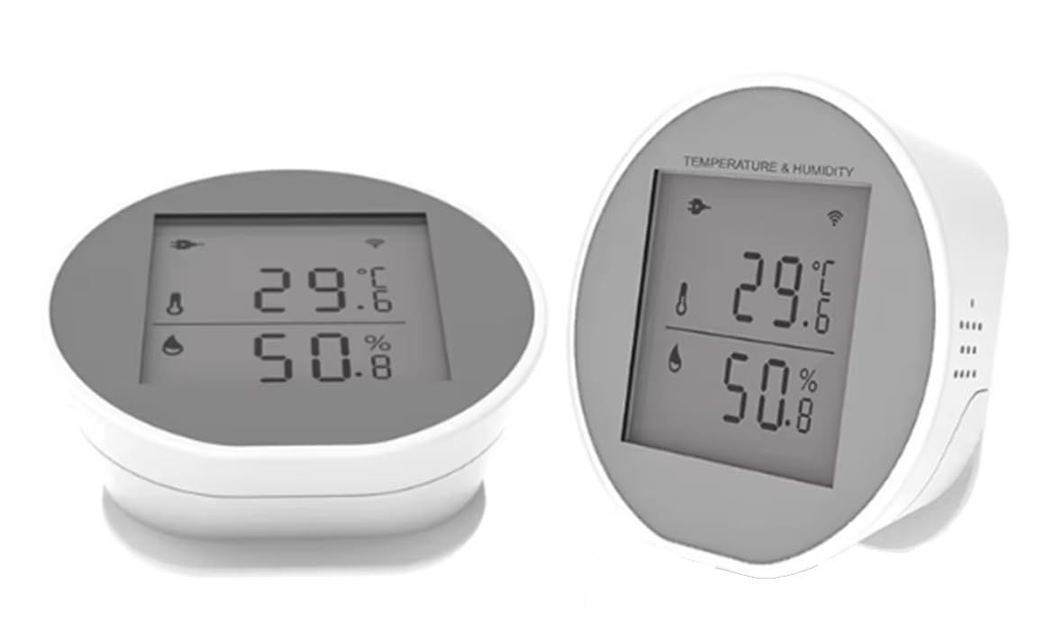 Czujnik temperatury i wilgotności – WiFi Tuya z ekranem LCD i zasilaniem USB-C