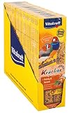 Vitakraft Kräcker - Friandise pour oiseaux exotiques au miel et sésame - Baguettes enrichies en vitamines et minéraux - Recette sans sucre ajouté (10 x 60g)