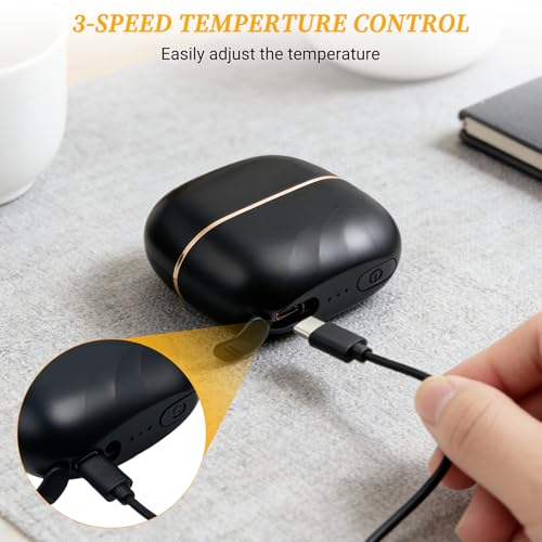 Mini plancha de pelo recargable portátil con peine miniatura 3