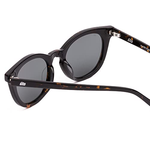Image of SITO SHADES Now Or Never Womens Round Sunglasses Polarized /Non-Polar Opt. Classic Designer Retro Festival Sun Glasses UV 100