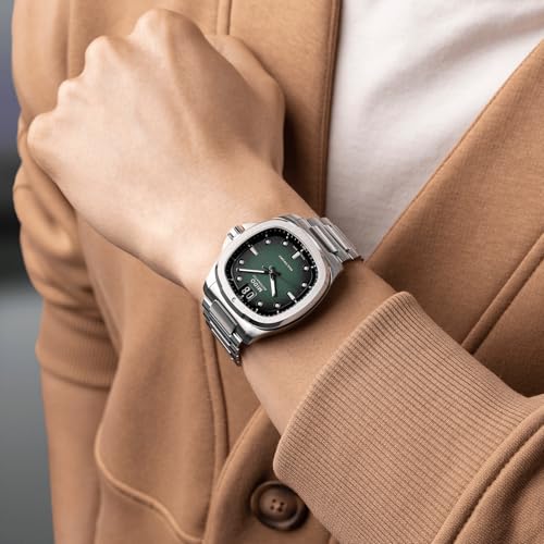 Image of MIDO Multifort TV Big Date - Swiss Automatic Watch for Men - 40mm Case with Transparent Caseback