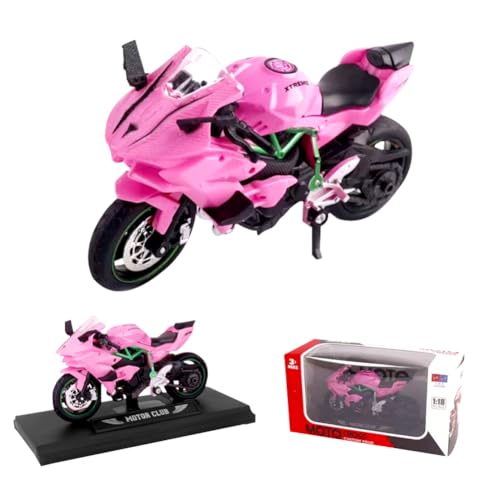 WFKKMEQ Modèle de Moto, 1:18 Jouets de Moto Véhicules, Jouet Convient Aux Enfants de Plus de 3 Ans Éducatif Cadeau d'anniversaire Ornement Décoration à...