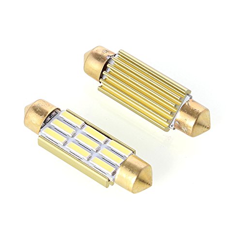 Neuftech 4x 42mm 9 SMD C5W 7020 LED Lampadine