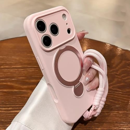 Coque iPhone 14 Pro Max en silicone avec cordon pour vos déplacements et vidéos