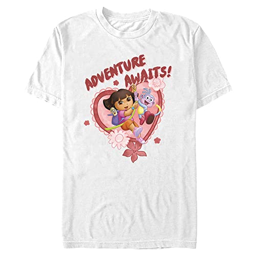 T-shirt Nickelodeon Dora l'Aventure homme blanc 3XL grand confort