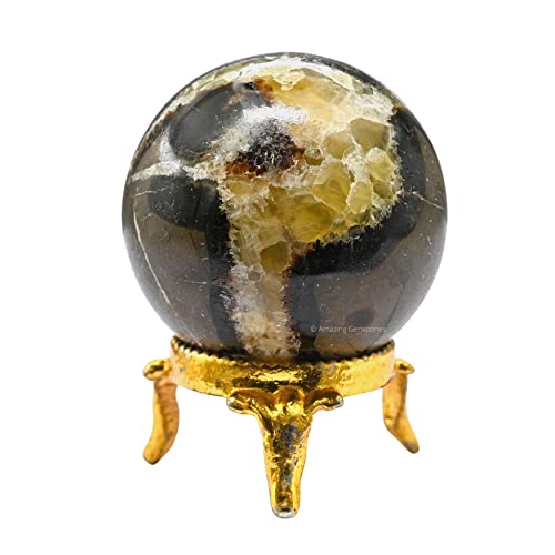 Septarian Crystal Ball with Stand 1.5" Inches Crystal