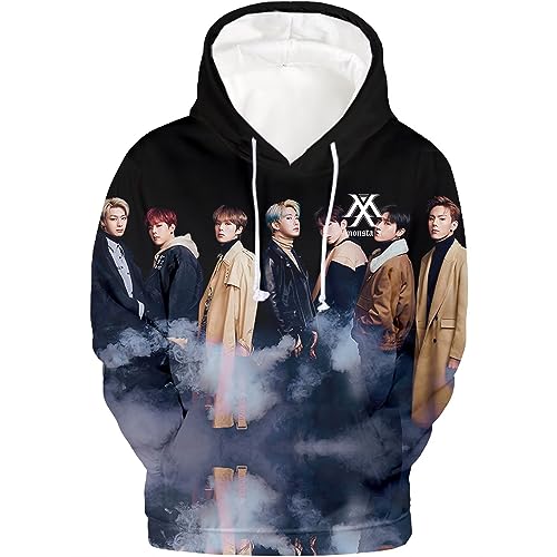KPOP 3D Digital Printed JooHeon IM Shownu Minhyuk Hoodie Sweatshirt Pullover