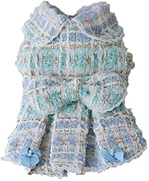 Amazon チュールリボン付きフリフリホワイトスカート 手作り犬服 ツイードワンピース ドッグウェア お洒落着 ハンドメイド 職人手作り ペット服 ペットウェア おそろい ペアルック クリスマス お正月 L Lbronaha ドレス ワンピース 通販