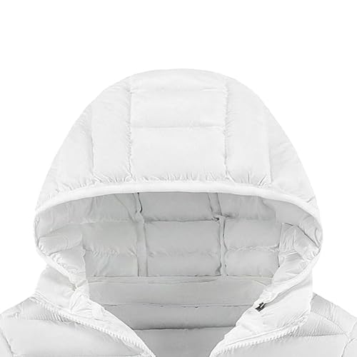 DGHM-JLMY Men's Lightweight Winter Slim Fit Hood Down Jacket Full Zip Puffer Quilted Hooded Pocket Zip Warm Thicken Coat Hood2
