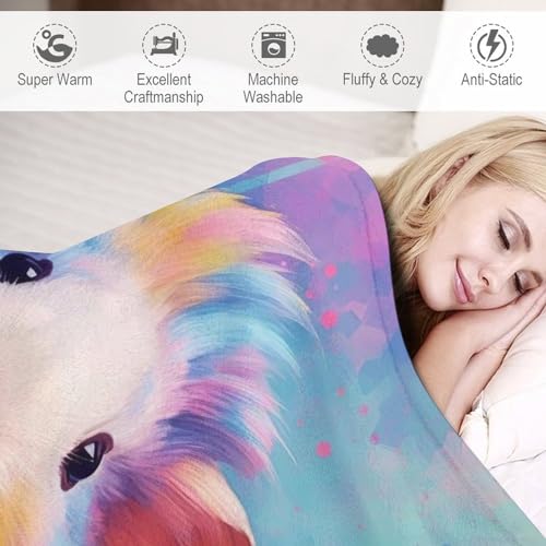 Couverture de canapé chaude cochon d'inde pour des soirées cocooning en famille 140x180