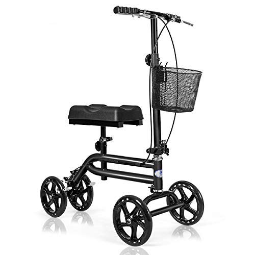 Photo 1 of Giantex All Terrain Steerable Knee Scooter, Medical Knee Walker for Foot Injuries Ankles