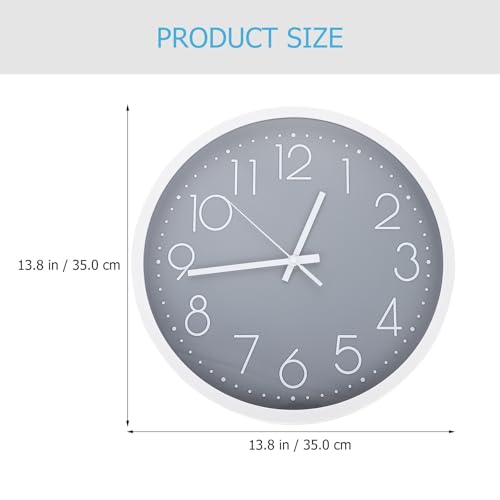 Horloge murale design moderne Operitacx en plastique et verre pour salon - 3
