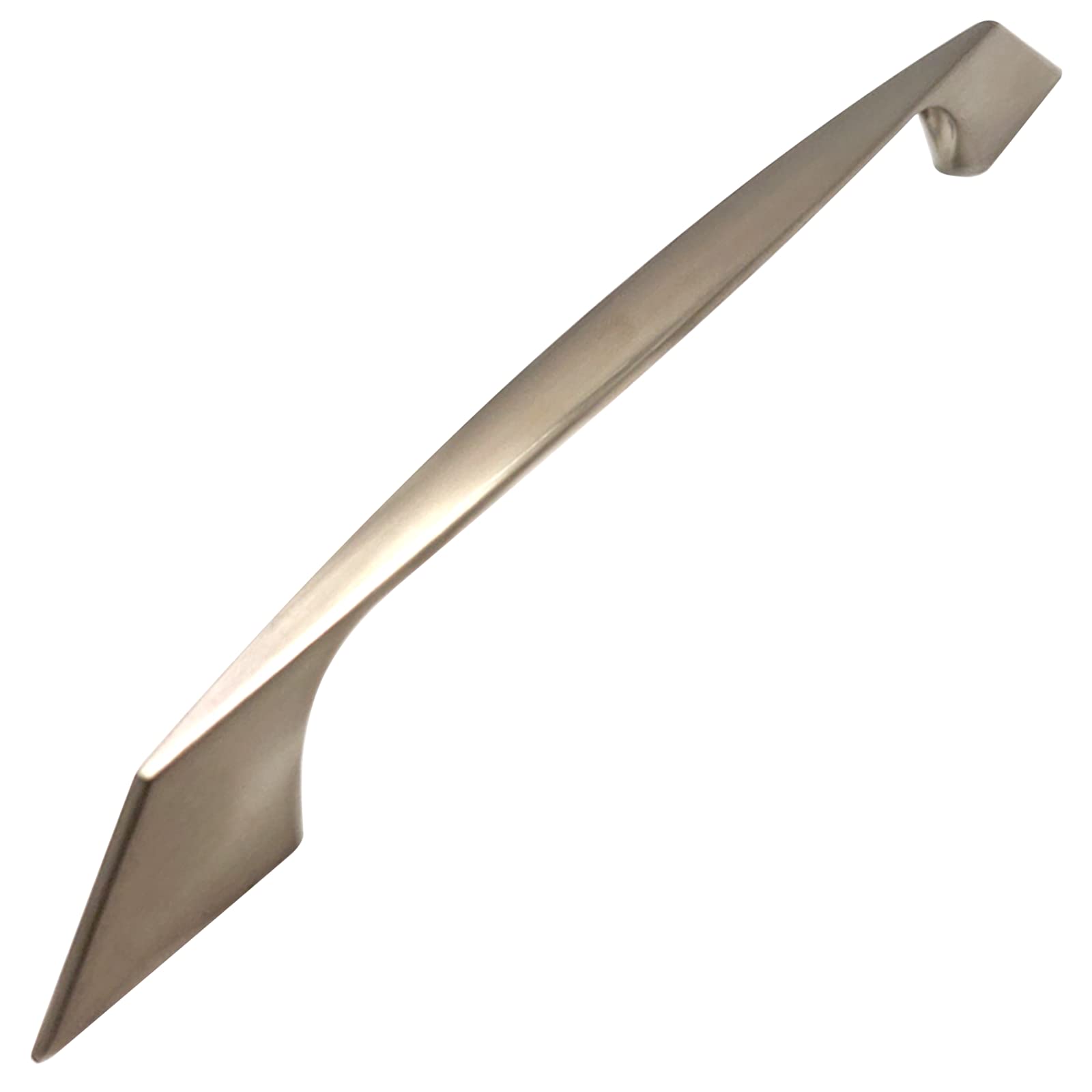 Decoranddecor Brushed Chrome Nickel Kitchen Bathroom Cabinet Door Drawer Furniture Handles (160mm Hole Center, Brushed Chrome)