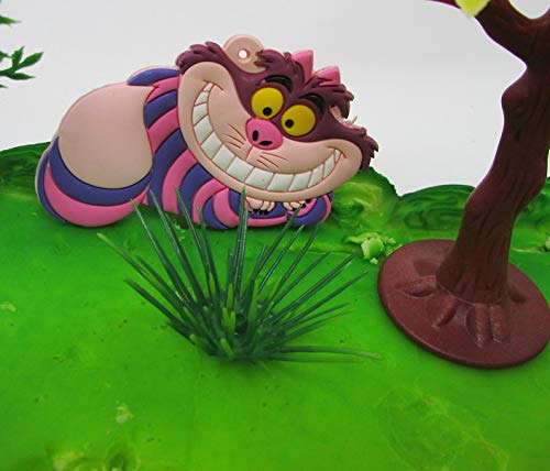 Alice In Wonderland 16 Piece Birthday Cake Topper Set Featuring Alice And Decorative Themed Accessories #TOP6
