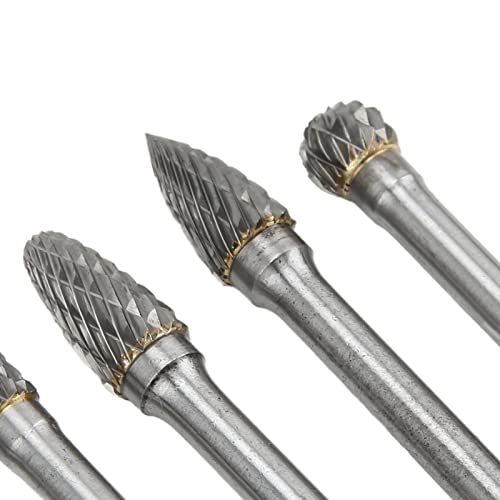 Set de 5 fresas de carburo de tungsteno miniatura 7