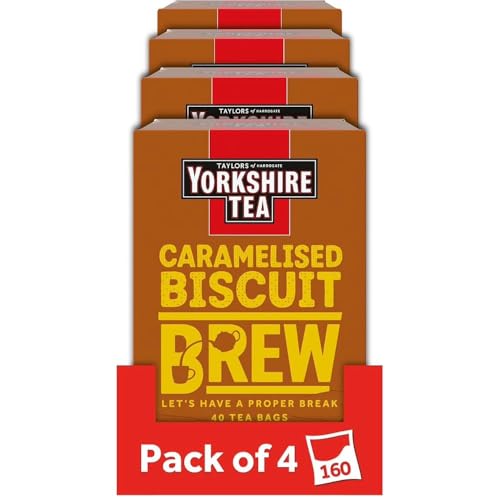 Yorkshire Tea Caramelised Biscuit Brew 160 Tea Bags