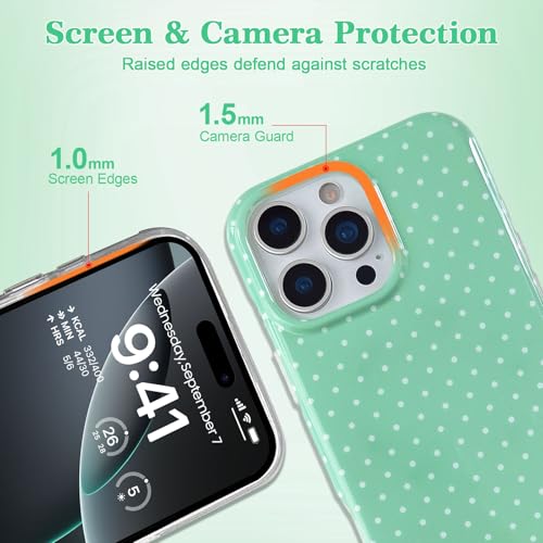 Coque pour iPhone 16 Pro Max magnétique TPU mince vert - 4