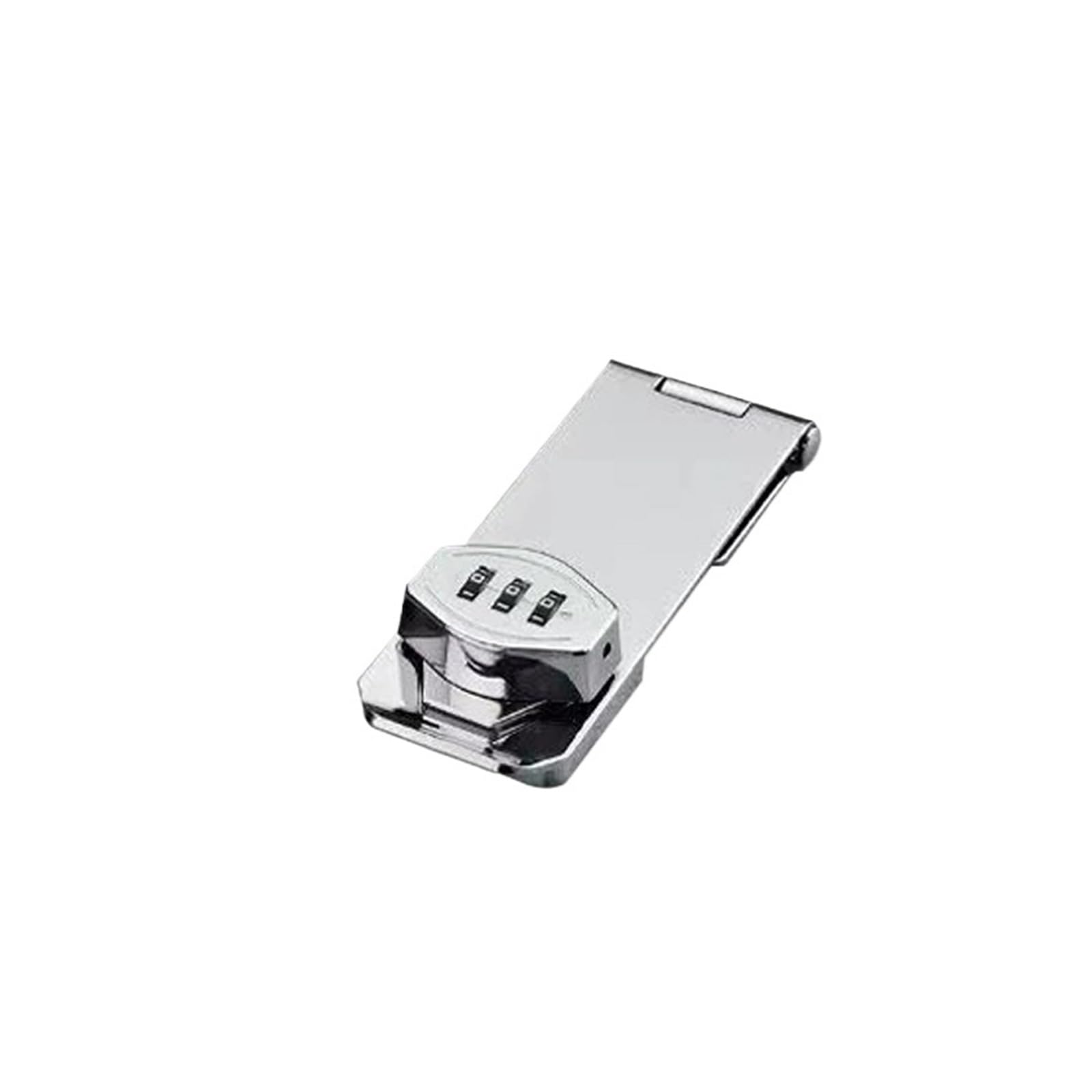 Cabinet Lock Schranktürschloss, Passwortschloss, Schrankschloss, Diebstahlsicherung, Schubladenschloss, Doppelschranktürschloss, Aktenschrankschloss(Silver,4 inches)