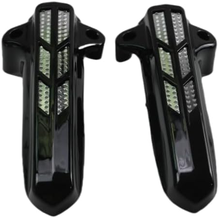 Motorcycle Acsessories Front Lower Fork Leg Slider Covers for Harley Touring Road King Street Glide Ultra Limited FLHT FLHX FLHR 2014-2022 (Black)