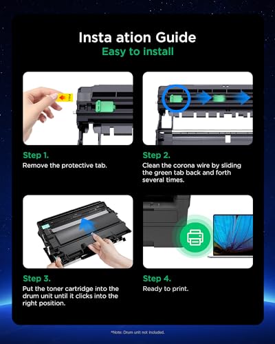 Timink DR2400 Trommel (nur Trommel Einheit) für Brother DR-2400 Trommel für Brother DCP-L2530DW L2510D L2537DN L2550DN HL-L2350DW L2310D L2357DW L2370DN L2375DW MFC-L2710DW L2710DN L2730DW L2750DW
