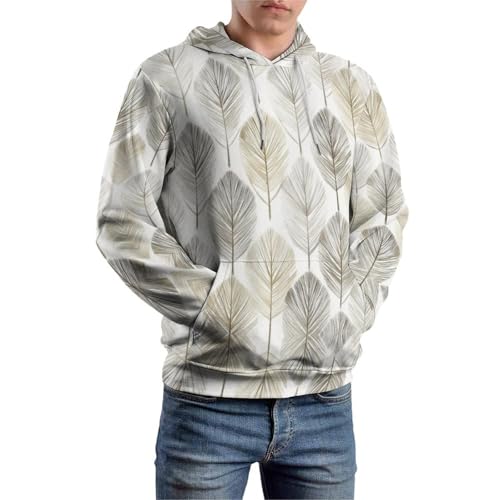 Sweat à capuche relief 3D pull d'hiver chaud et confortable - 5
