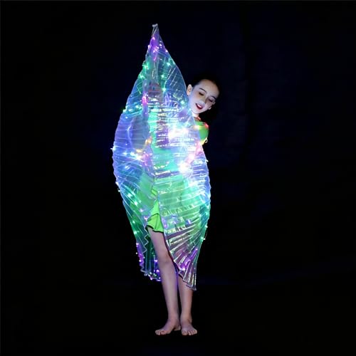 Alas LED para danza belly dance para niñas miniatura 5