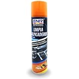 ENR-Limpia Salpicaderos Coche, Limpiador Tapiceria Coche,Limpia Tapicerias Coche Vinilo Y GOMA-Protector Interior Coche Protege Daño UV-Aire Evolución(AFRUTADO)EFECTO MATE-400ml