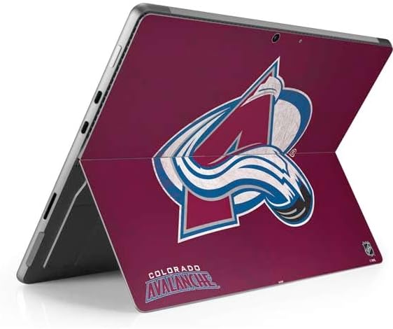 Skinit Decal Tablet Skin Compatible with Surface Pro 9 - Officially Licensed NHL Colorado Avalanche Distressed Design