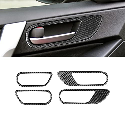 Cubre la manija interior de tu Mazda 3 (2010-2013) con este elegante marco de fibra de carbono 6