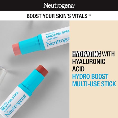 Neutrogena Hydro Boost Hydrating Multi-Use Makeup Stick, Soft Pink, 0.26 oz - image 2