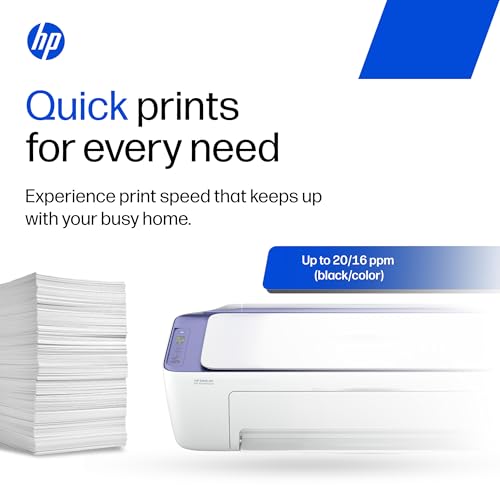 Image of HP AI Capable Deskjet 2931 Printer | Dual Band WiFi (up to 10X Faster) All in One Colour Printer, Print /Scan /Copy, Print Speed up to 20 PPM