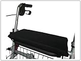 Sitzkissen für Rollator Rollatorkissen Rollatorsitzkissen - Schwarz